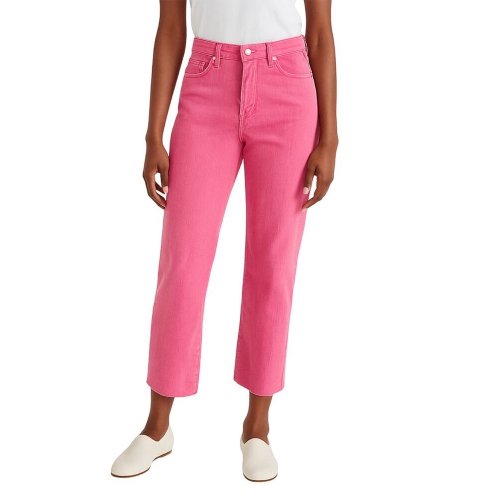 Blank NYC Vibrant Pink Ankle Jeans